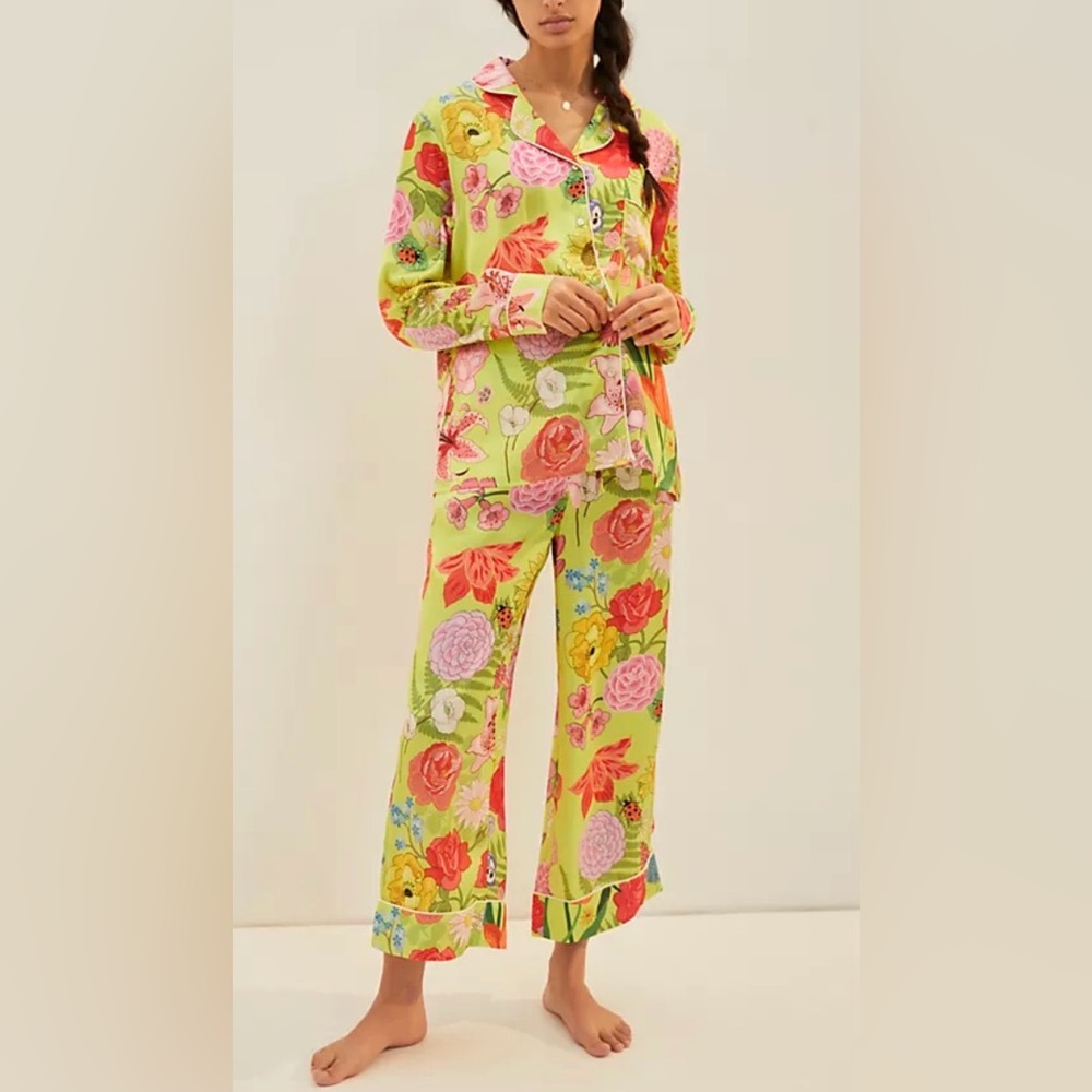 Floral Print Pajama Set